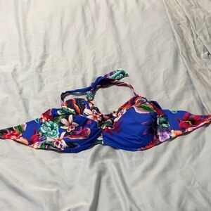 Fantasie Blue Tropical Floral Bikini 30G NWOT